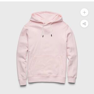SurfsideSupply MARINE FRENCH TERRY HOODIE - BARLEY PINK